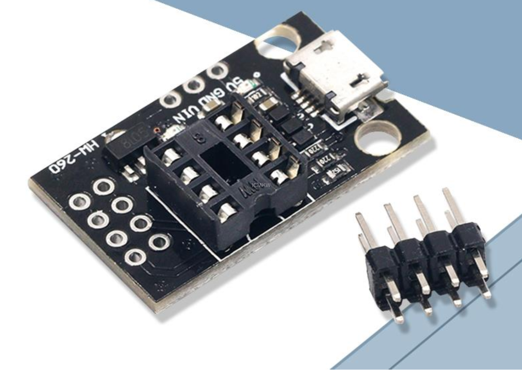 开发编程板 可插拔ATtiny13A/ATtiny25 /ATtiny45/ATtiny85编程器