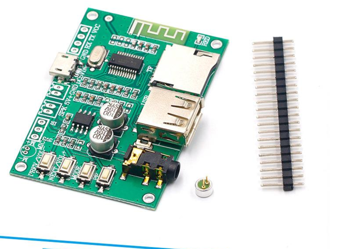 BT201双模5.0蓝牙接收模块无损音频功放板车载音箱DIY耳机TF卡U盘