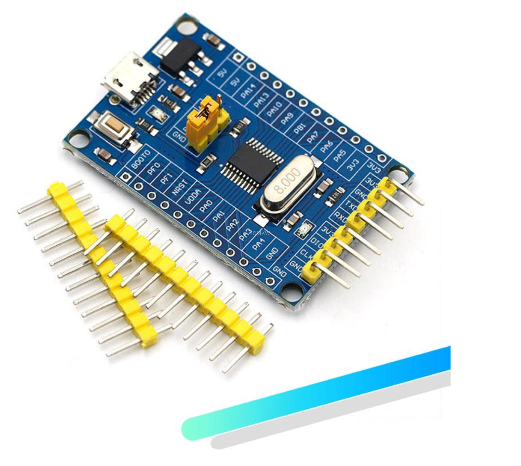 STM32F030F4P6核心板 单片机开发板STM32小系统板子M0内核核心板