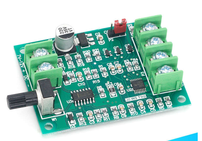 【改进版】直流无刷电机驱动板 调速板 光驱硬盘马达控制器7V-12V
