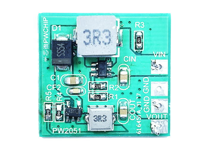 2.5V-4.5V 升降压 3.3V1A 恒压输出电路板-64号板